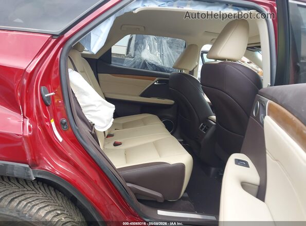 2T2ZZMCA2JC101164 2018 LEXUS RX 350 Red Вид наклейки з VIN-кодом