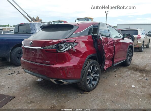 2T2ZZMCA2JC101164 2018 LEXUS RX 350 Red Задня права чверть