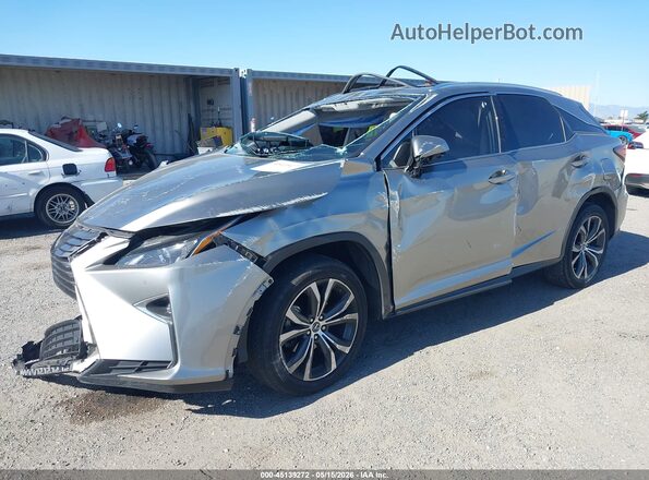2T2ZZMCA2JC108616 2018 LEXUS RX 350 Gray წინა მარცხენა ხედი სამი მეოთხედიდან