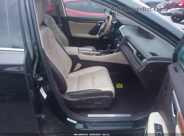 2T2ZZMCA4GC028095 2016 LEXUS RX 350 Black Widok wnętrza z przodu