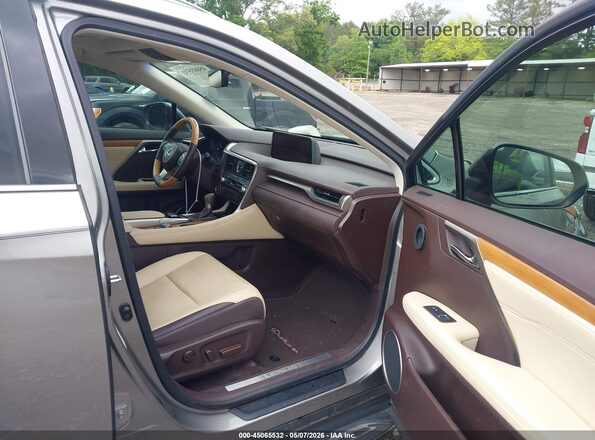 2T2ZZMCA5HC048079 2017 LEXUS RX 350 Коричневый Вид салона спереди