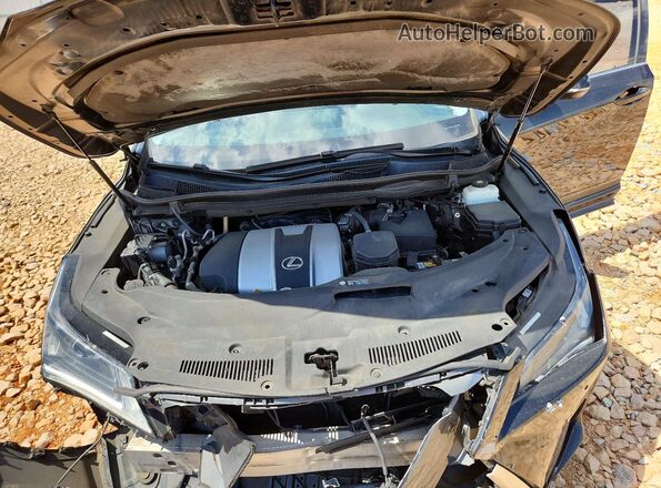2T2ZZMCA5KC148822 2019 LEXUS RX Black ძრავის განყოფილების ხედი