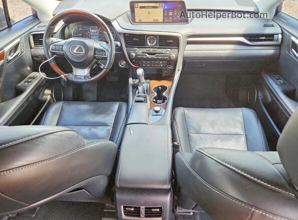 2T2ZZMCA5KC148822 2019 LEXUS RX Black წინა პანელის ხედი