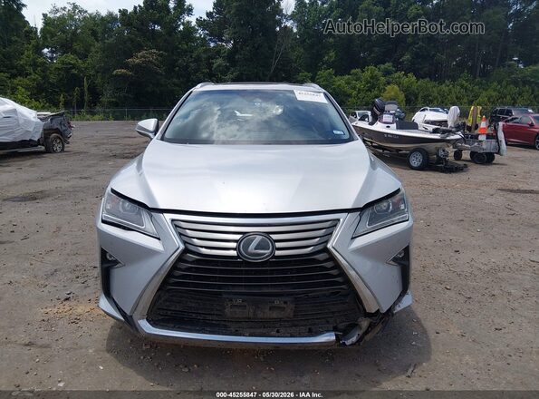 2T2ZZMCA6JC101149 2018 LEXUS RX 350 Silver Rear interior view