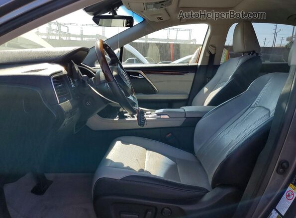 2T2ZZMCA6KC135044 2019 LEXUS RX Charcoal Widok wnętrza z przodu