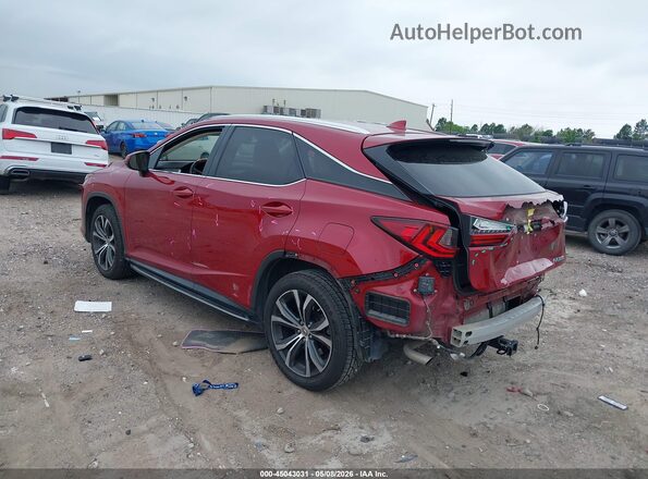 2T2ZZMCAXGC006750 2016 LEXUS RX 350 Red Rear left