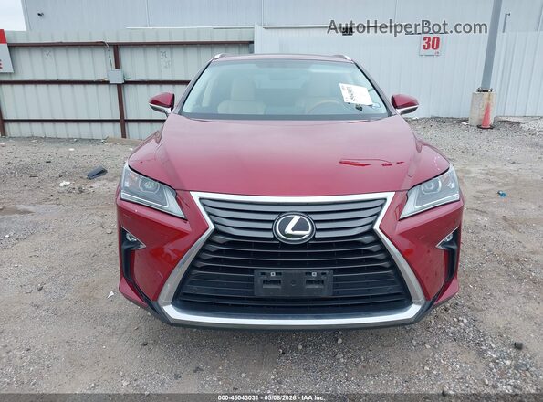2T2ZZMCAXGC006750 2016 LEXUS RX 350 Red Rear interior view