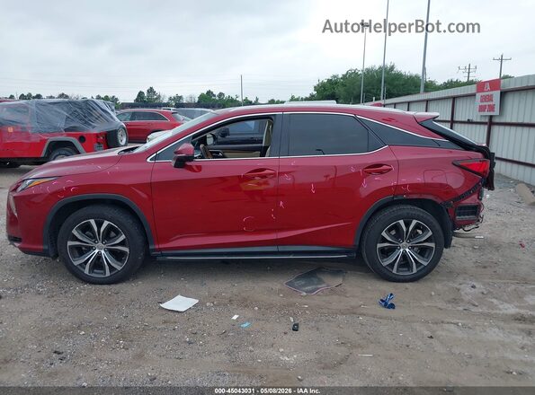 2T2ZZMCAXGC006750 2016 LEXUS RX 350 Red 
