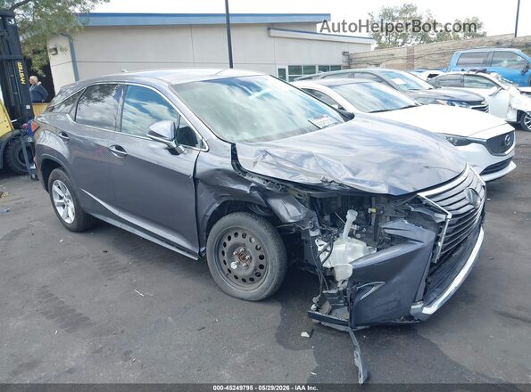 2T2ZZMCAXHC075648 2017 LEXUS RX 350 Gray Vista frontal