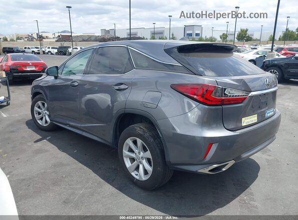 2T2ZZMCAXHC075648 2017 LEXUS RX 350 Gray Trasero izquierdo