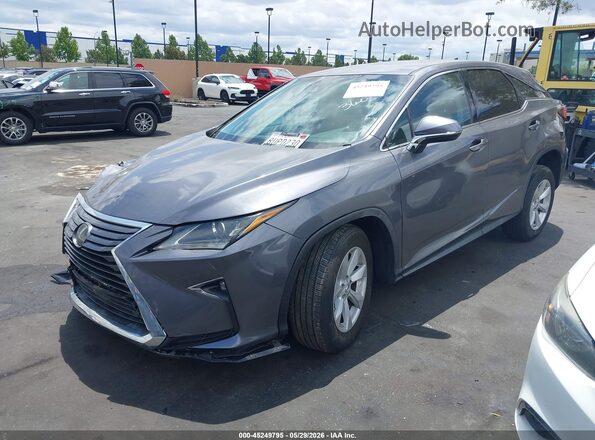 2T2ZZMCAXHC075648 2017 LEXUS RX 350 Gray Vista tres cuartos delantera izquierda