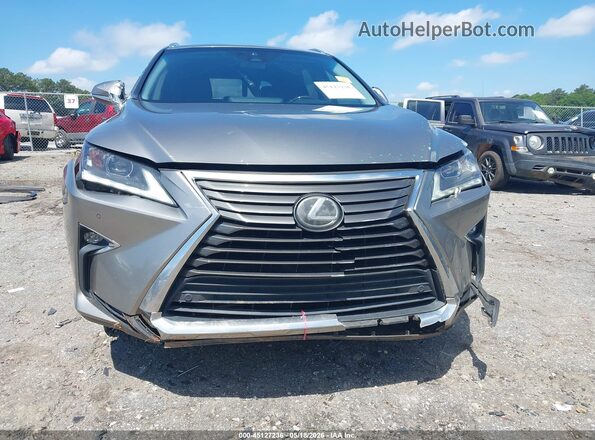 2T2ZZMCAXJC096750 2018 LEXUS RX 350 Gray Rear interior view