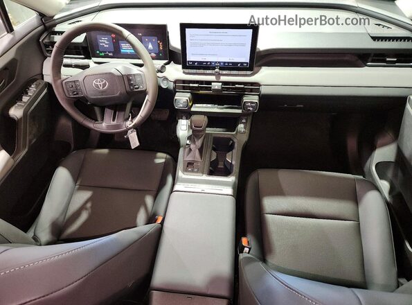 2T36CRAV5TW012032 2026 TOYOTA RAV4 Blue Dashboard view