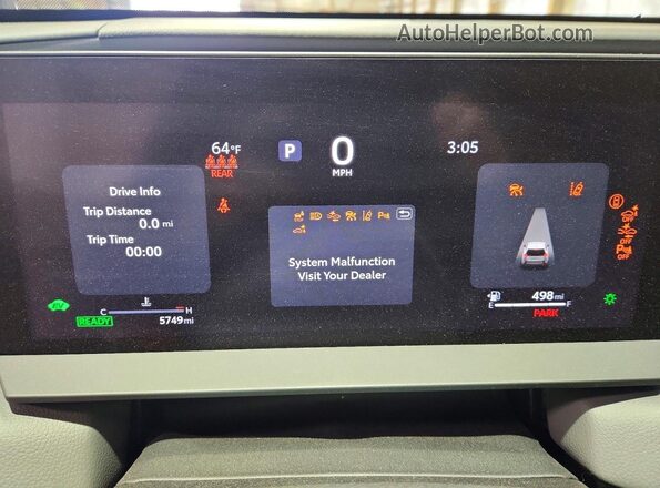 2T36CRAV5TW012032 2026 TOYOTA RAV4 Blue Instrument cluster view