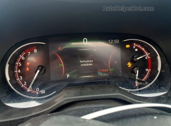 2T3A1RFV0RW445081 2024 TOYOTA RAV4 Blue Instrument cluster view