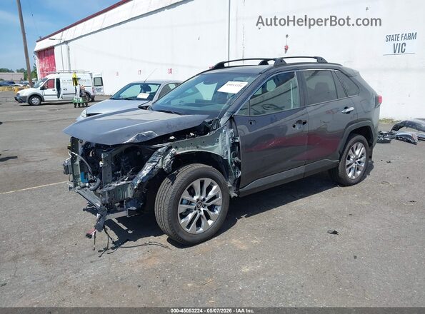 2T3A1RFV2SW595473 2025 TOYOTA LE Gray Vista tres cuartos delantera izquierda
