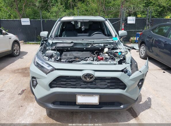 2T3A1RFV3NW303348 2022 TOYOTA RAV4 Gray Rear interior view