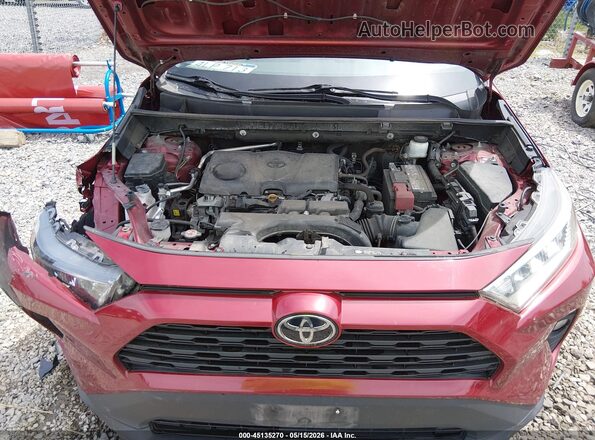2T3A1RFV4KC043944 2019 TOYOTA RAV4 Red Rear view