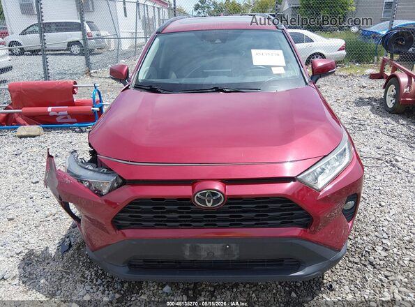 2T3A1RFV4KC043944 2019 TOYOTA RAV4 Red Instrument cluster view