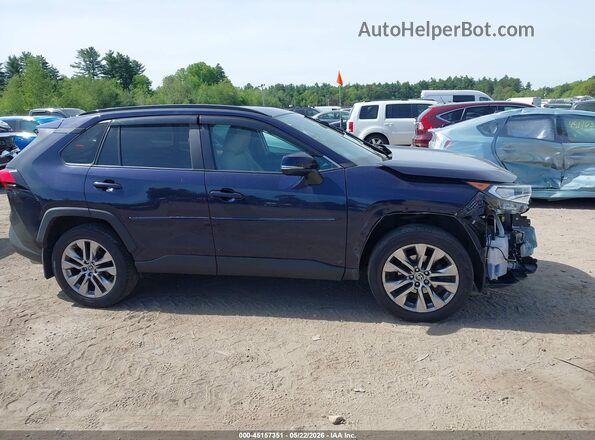 2T3A1RFV5MW238159 2021 TOYOTA RAV4 Dark Blue Vista interior de 360 grados