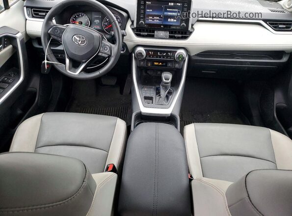 2T3A1RFV6MC250564 2021 TOYOTA RAV4 Gray Widok deski rozdzielczej