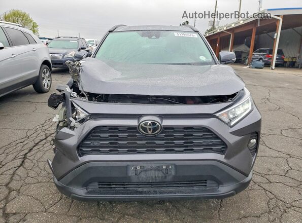 2T3A1RFV6MC250564 2021 TOYOTA RAV4 Gray Widok z przodu
