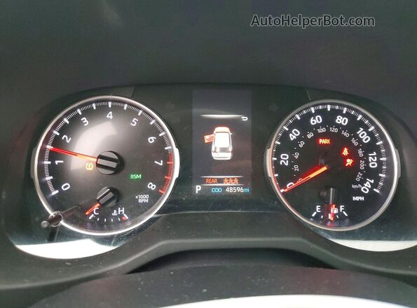 2T3A1RFV6MC250564 2021 TOYOTA RAV4 Gray Widok zestawu wskaźników