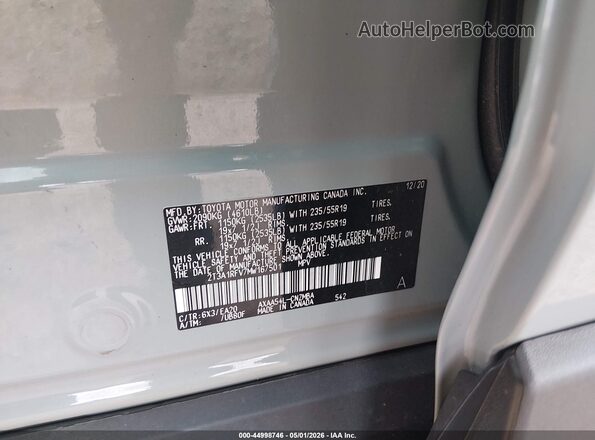 2T3A1RFV7MW167501 2021 TOYOTA LE Turquoise Շարժիչի բաժամունքի տեսք