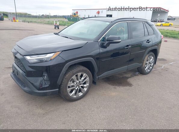 2T3A1RFV7PC363976 2023 TOYOTA RAV4 Black Առջևի ձախ երեք քառորդ տեսարան