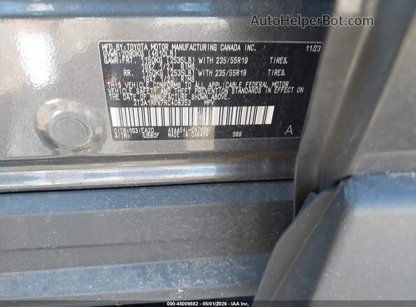 2T3A1RFV7RC408353 2024 TOYOTA LE Gray 