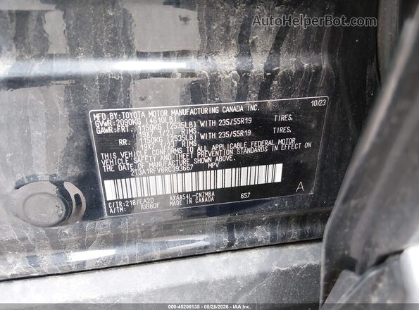 2T3A1RFV8RC393667 2024 TOYOTA RAV4 Black Widok komory silnika