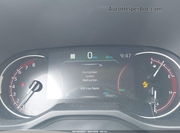 2T3A1RFVXPC390718 2023 TOYOTA RAV4 Gray უკანა სავარძლების ხედი