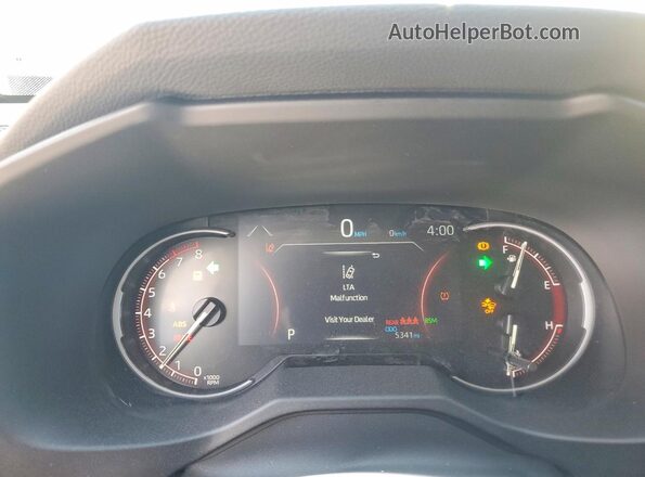 2T3A1RFVXSW632608 2025 TOYOTA RAV4 Blue Vista del cuadro de instrumentos