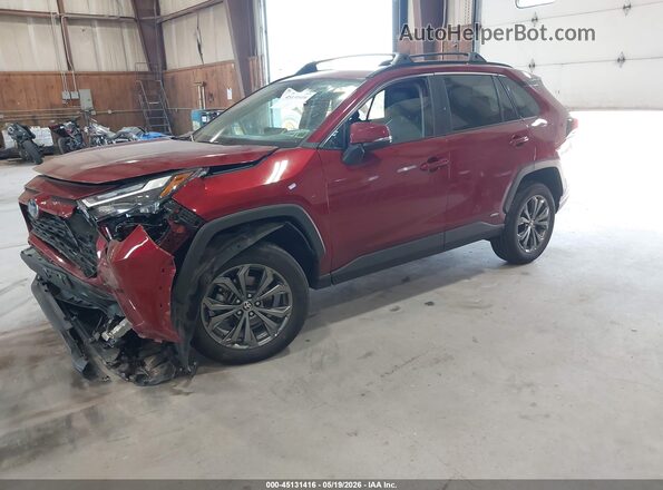 2T3B6RFV5RW066695 2024 TOYOTA RAV4 HYBRID Red Przód lewy
