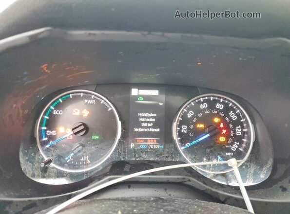 2T3B6RFV9MW029125 2021 TOYOTA RAV4 Белый Вид щитка приборов