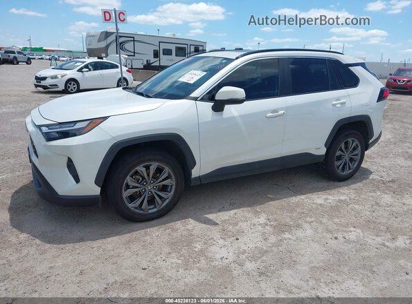 2T3B6RFVXNW037669 2022 TOYOTA RAV4 HYBRID White Front left