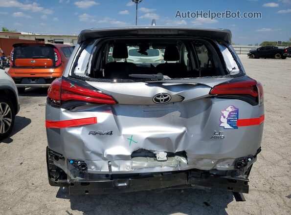 2T3BFREV3JW843980 2018 TOYOTA RAV4 Silver Հետևի տեսք