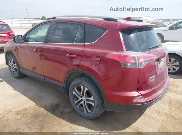 2T3BFREV6JW749768 2018 TOYOTA RAV4 Maroon Rear left