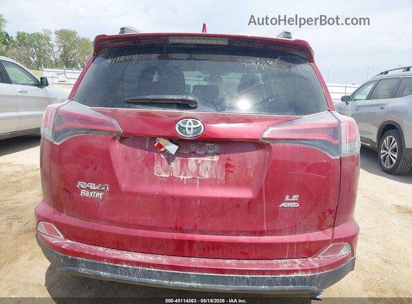 2T3BFREV6JW749768 2018 TOYOTA RAV4 Maroon 