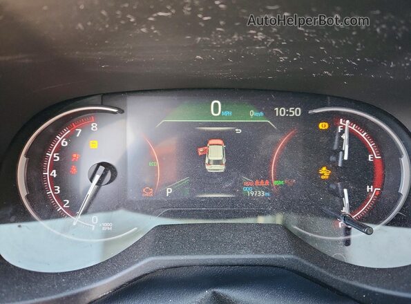 2T3C1RFV1PW287369 2023 TOYOTA RAV4 Gray Вид щитка приладів