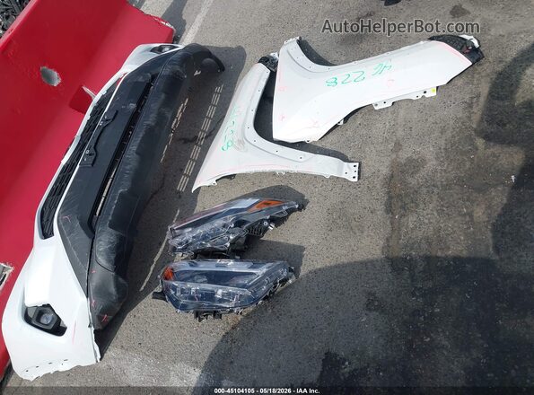 2T3C1RFV2SW401369 2025 TOYOTA RAV4 White Widok zestawu wskaźników