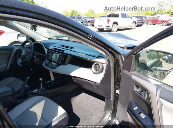 2T3DFREV0JW755672 2018 TOYOTA RAV4 Black წინა სალონის ხედი