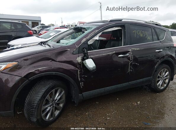 2T3DFREV4HW650403 2017 TOYOTA RAV4 Maroon Առջևի վահանակի տեսք
