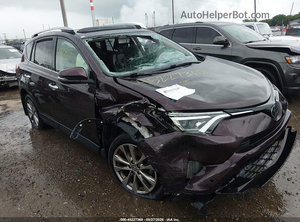 2T3DFREV4HW650403 2017 TOYOTA RAV4 Maroon Դիմացի տեսք