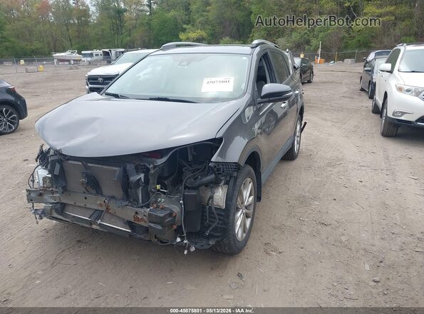 2T3DFREV4HW692277 2017 TOYOTA RAV4 Gray Vista tres cuartos delantera izquierda
