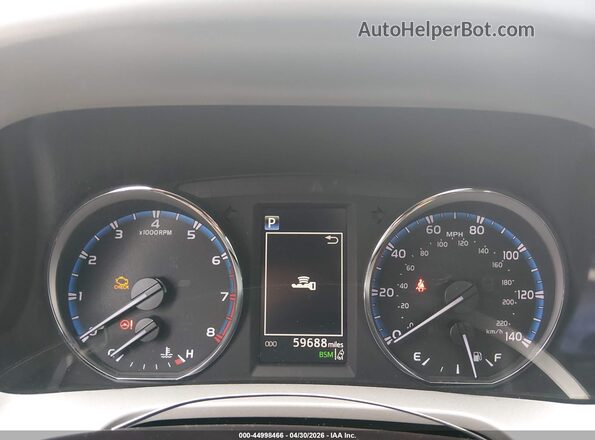 2T3DFREV4JW757375 2018 TOYOTA LIMITED Dark Blue Հետևի նստատեղերի տեսք
