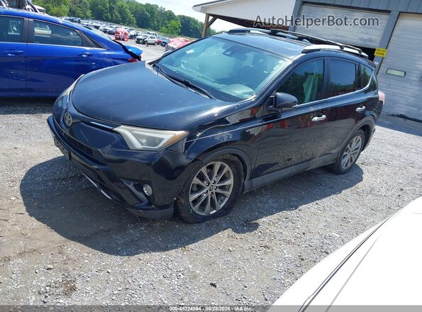 2T3DFREV6GW496131 2016 TOYOTA RAV4 Black Առջևի ձախ երեք քառորդ տեսարան
