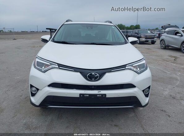 2T3DFREV9HW608681 2017 TOYOTA RAV4 White Vista del cuadro de instrumentos