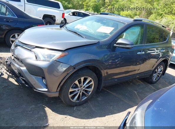 2T3DFREVXHW680697 2017 TOYOTA RAV4 Gray Առջևի ձախ երեք քառորդ տեսարան