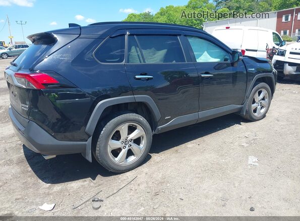 2T3DWRFV3LW052195 2020 TOYOTA RAV4 HYBRID Черный Задняя правая четверть